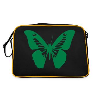 papillon - Sac Retro - noir/or - Dos