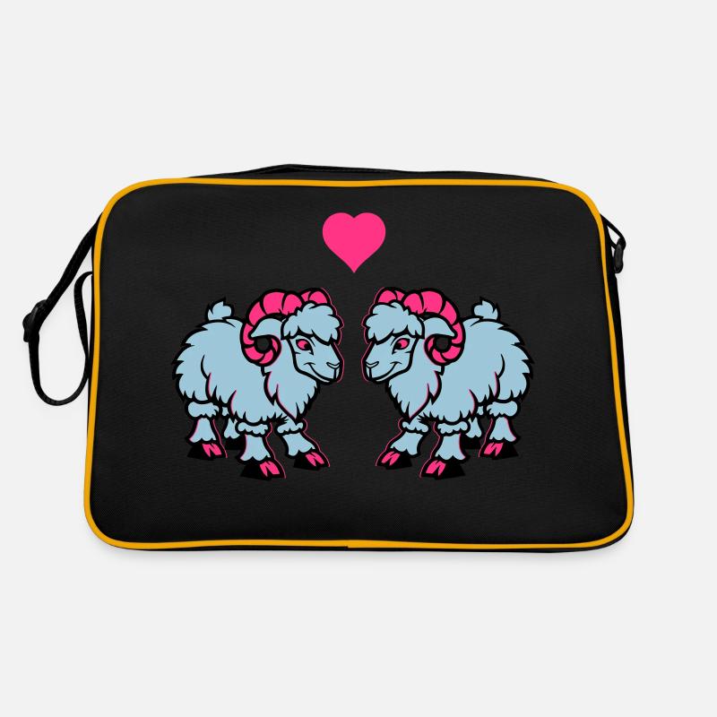 Sheep Comic Aries Love Retro Bag