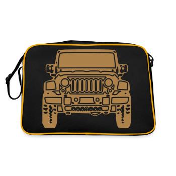 Wrangler Front - Retro Bag - black/gold - Back