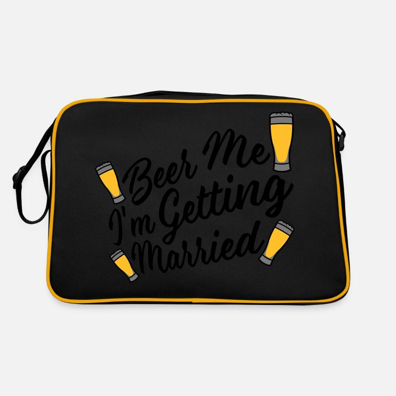Beer Me Getting Married Retro Bag