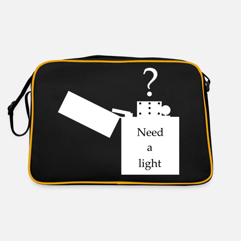 Plus léger - image avec lettrage Sac Retro