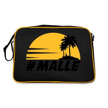 Malle - Sac Retro - noir/or - Dos