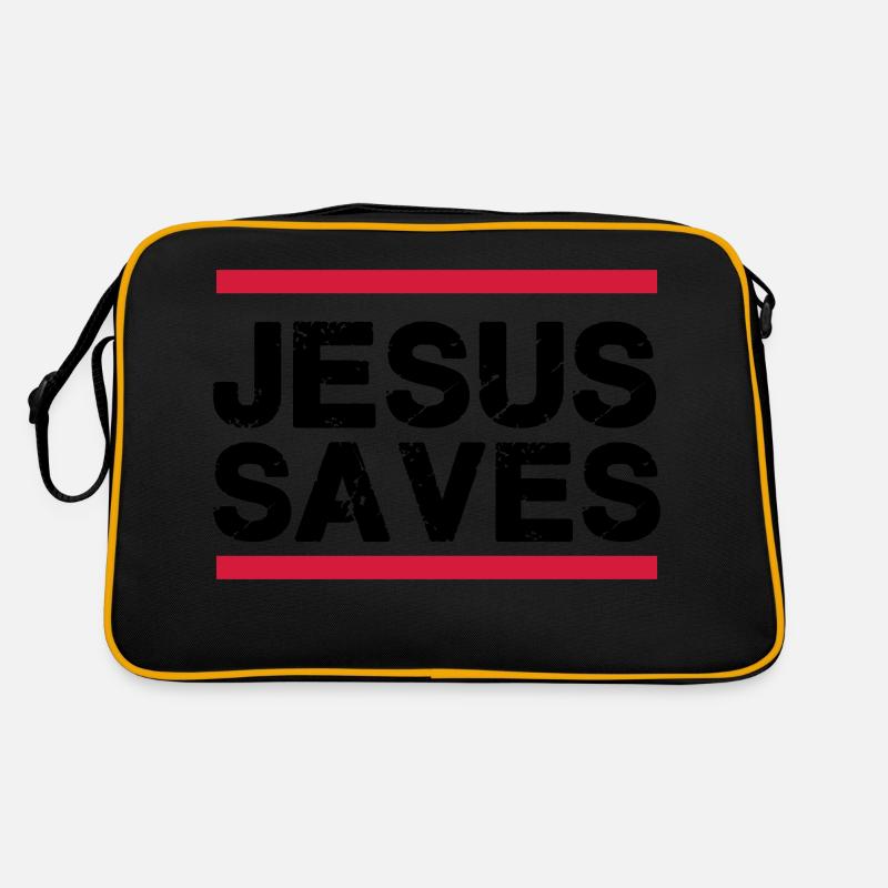 Jesus Saves Retro Bag