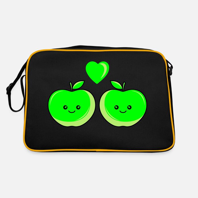 apfel love Retro Tasche