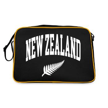 Nouvelle-Zélande - Sac Retro - noir/or - Dos