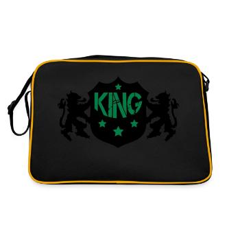 Roi - Sac Retro - noir/or - Dos