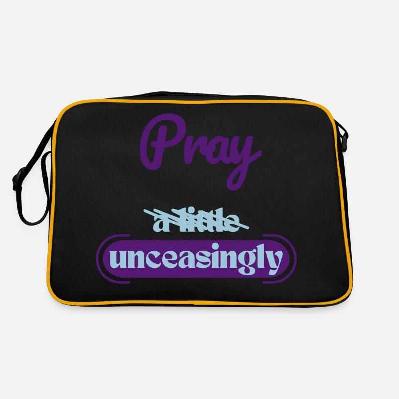 Pray unceasingly Retro Bag