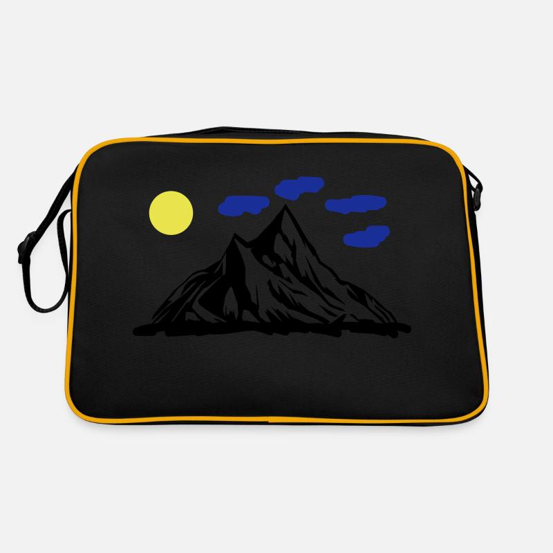 berge natur Retro Tasche