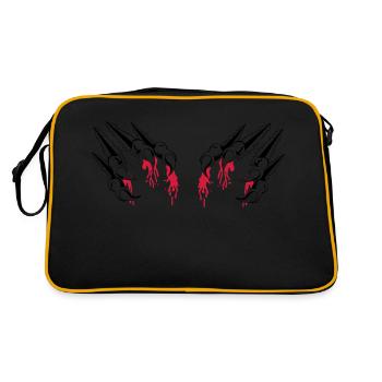 griffe - Sac Retro - noir/or - Dos