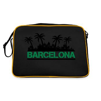 Barcelone - Sac Retro - noir/or - Dos