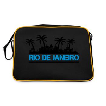 Rio de Janeiro - Retro Bag - black/gold - Back