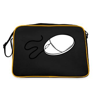 Computer Mouse - Retro Bag - black/gold - Back