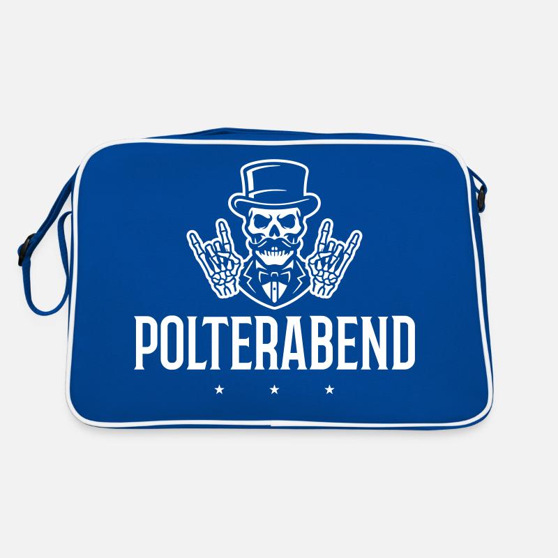 Polterabend Bräutigam Retro Tasche
