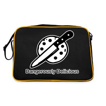 Cookie et couteau - Un design dangereusement délicieux - Sac Retro - noir/or - Dos
