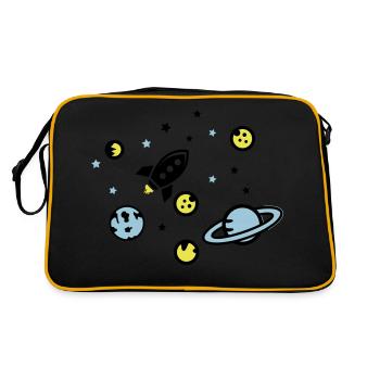 Univers - Sac Retro - noir/or - Dos
