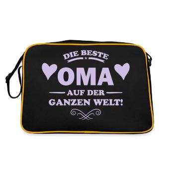 Meilleure mamie - Sac Retro - noir/or - Dos