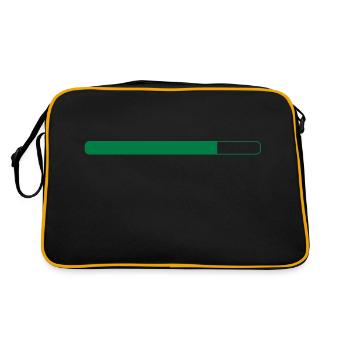Chargement en cours, Télécharger - Sac Retro - noir/or - Dos