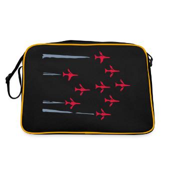 Red Arrows - Retro Bag - black/gold - Back