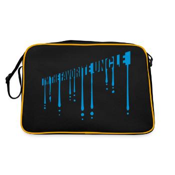 at The Favorite Uncle - Retro Bag - black/gold - Back