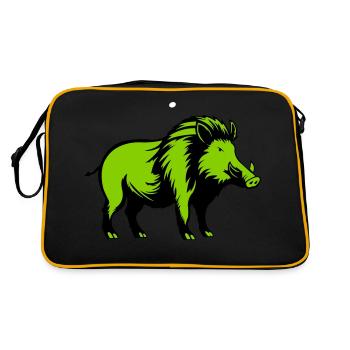 Sanglier - Sac Retro - noir/or - Dos