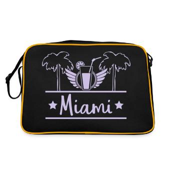 Miami - Sac Retro - noir/or - Dos