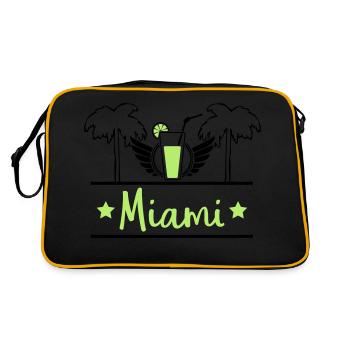 Miami - Sac Retro - noir/or - Dos