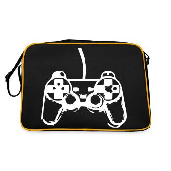 Conception de jeu de contrôleur de jeu pour cadeau de jeu - Sac Retro - noir/or - Dos
