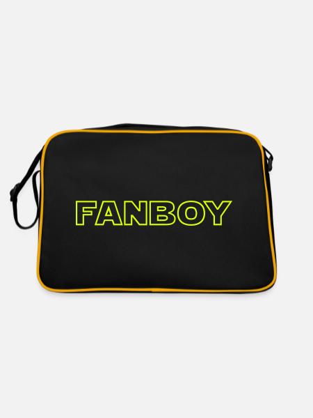 FANBOY - Retro Bag - black/gold - Back
