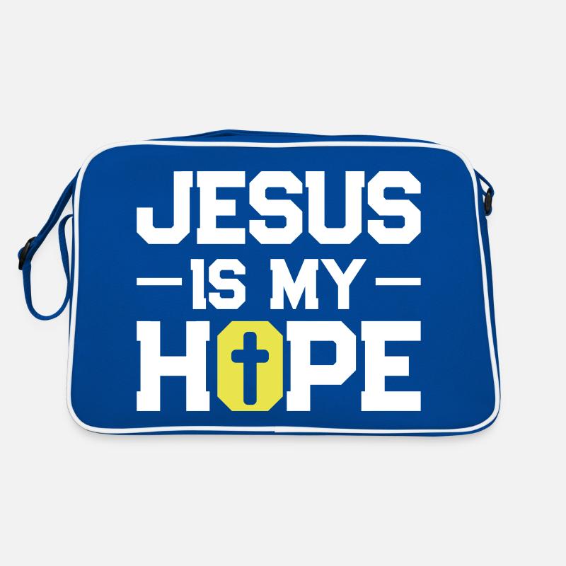 jesus hoffnung Retro Tasche
