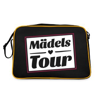 Mädels Tour - Retro Tasche - Schwarz/Gold - Hinten