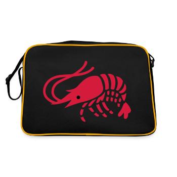 Shrimps - Retro Bag - black/gold - Back