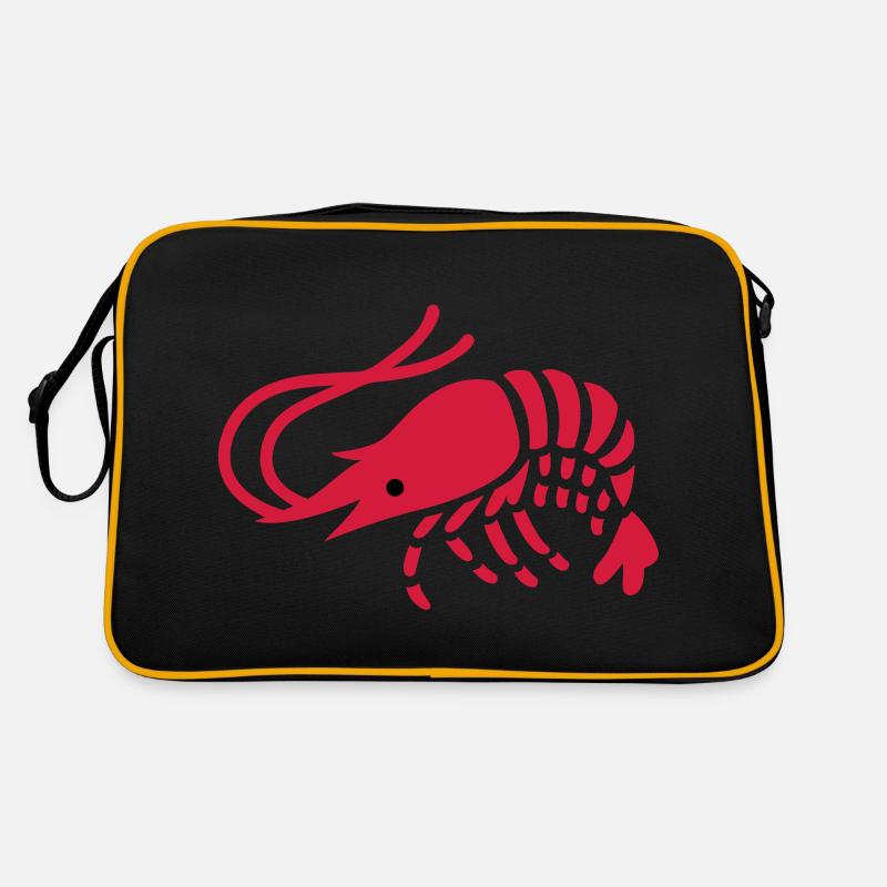 Garnele Retro Tasche