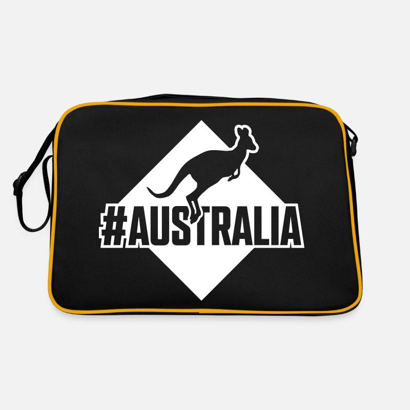 kangaroo kangaroo australia Retro Bag