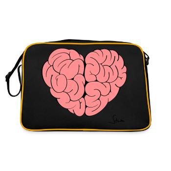 Brain 2.0 - Retro Bag - black/gold - Back