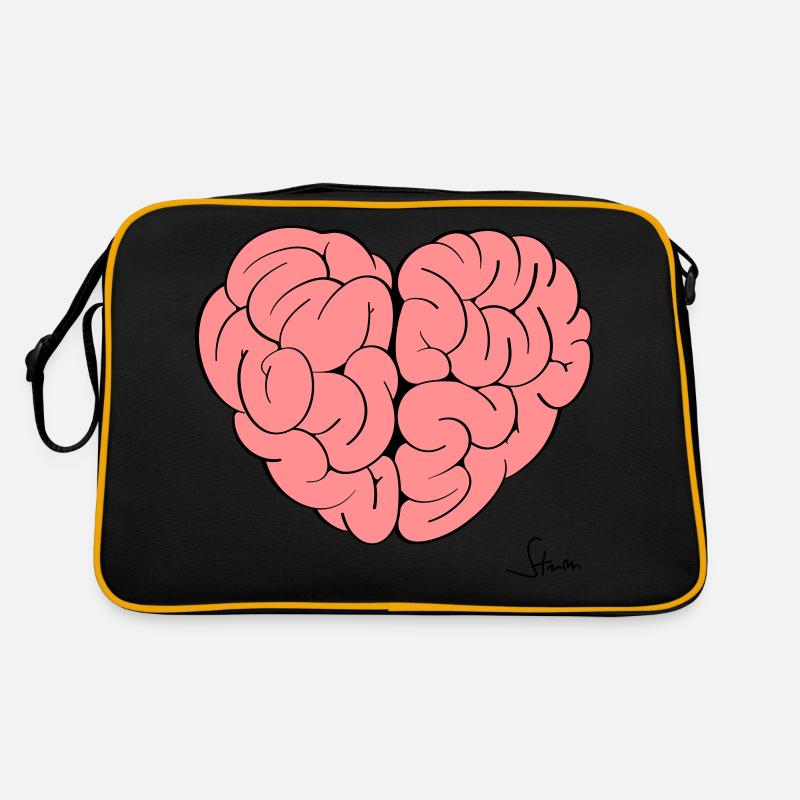 Brain 2.0 - Retro Bag - black/gold