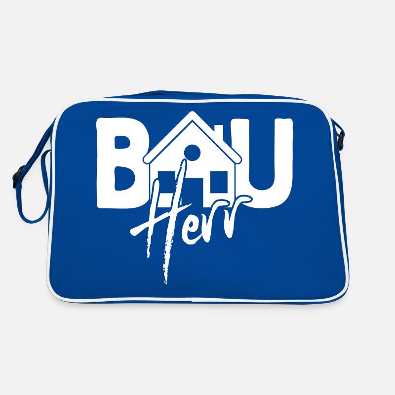 Builder - Building a house Build a house Retro Bag