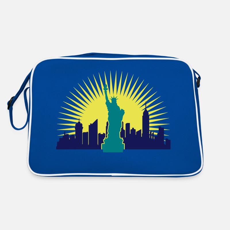 Gratte-ciel du soleil Statue de la Liberté Sac Retro