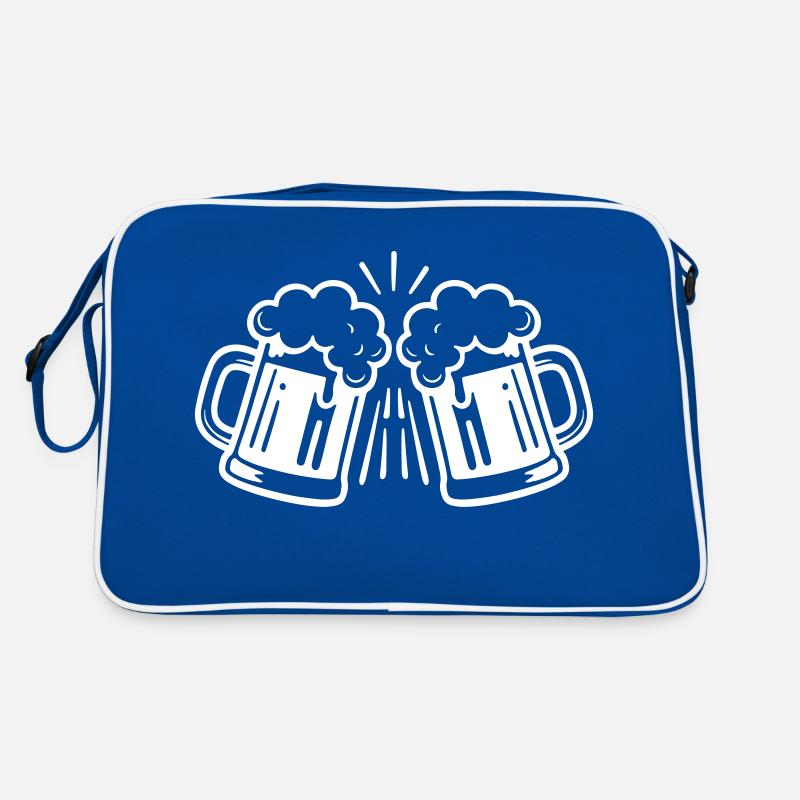 Chope de bière symbole de bière Sac Retro