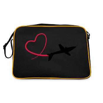 sailplane fox glider - Sac Retro - noir/or - Dos