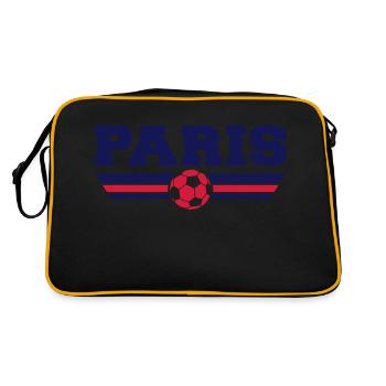 Paris foot - Sac Retro - noir/or - Dos