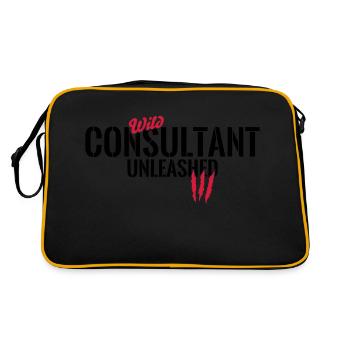 Wilder Adviser unleashed - Retro Bag - black/gold - Back