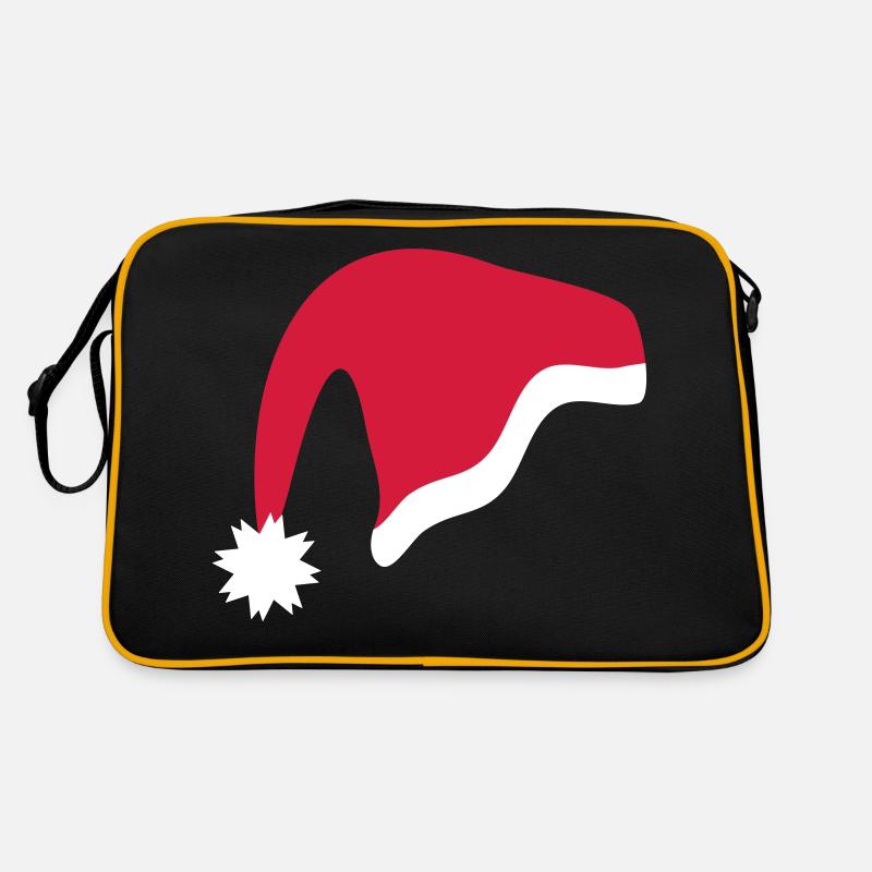 Red Christmas Hat Retro Bag