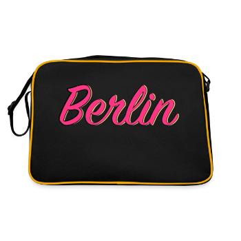 Berlin - Retro Bag - black/gold - Back