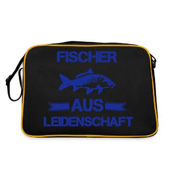 Des pêcheurs passionnés - Sac Retro - noir/or - Dos
