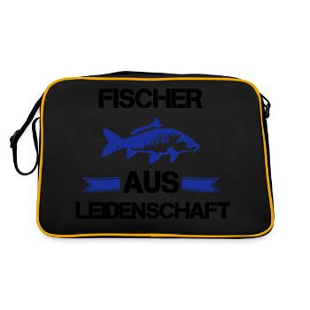 Des pêcheurs passionnés - Sac Retro - noir/or - Dos