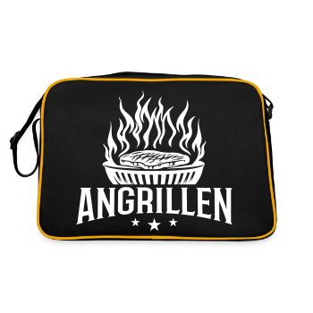 Barbecue Grill Grill - Retro Bag - black/gold - Back