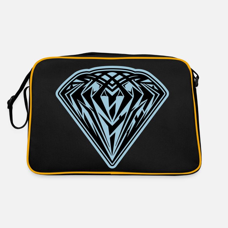 Diamond Symbol Icon Retro Bag