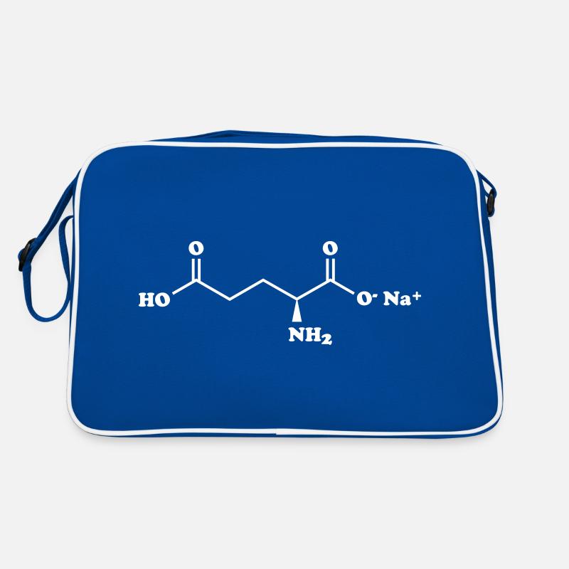 MSG Monosodium Glutamate Molecule Chemical Formula Retro Bag