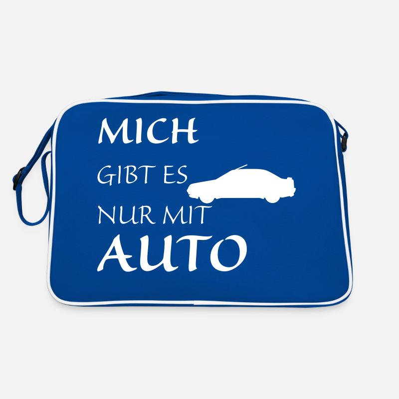 Nur mit Auto Retro Tasche