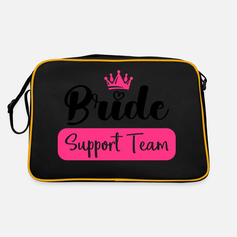 bride support team Retro Tasche